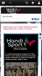 Mobile Screenshot of handisport-cotesdarmor.org
